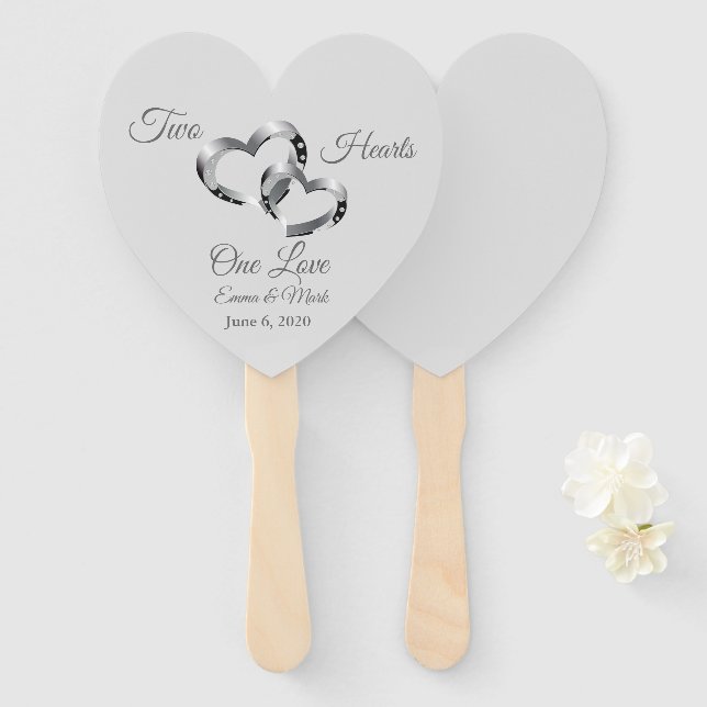 Abanico Boda Paddle Fan (Anverso y reverso)