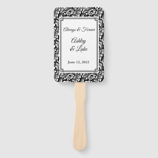 Abanico Boda Paddle Fan (Anverso)