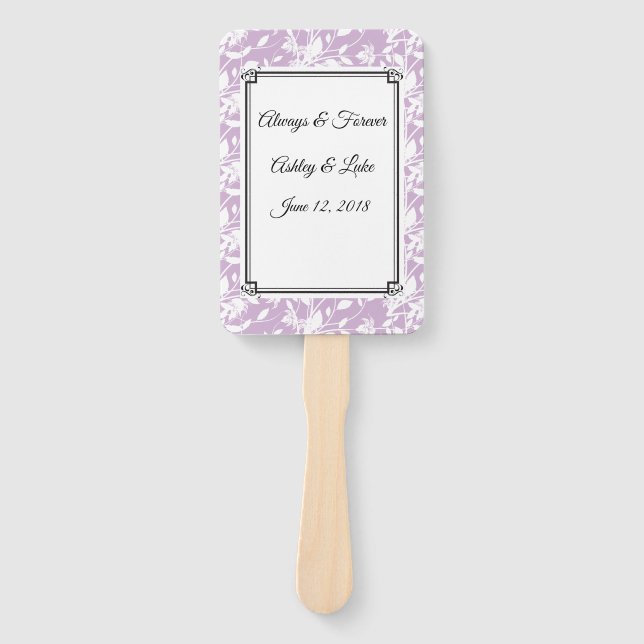 Abanico Boda Paddle Fan (Anverso)