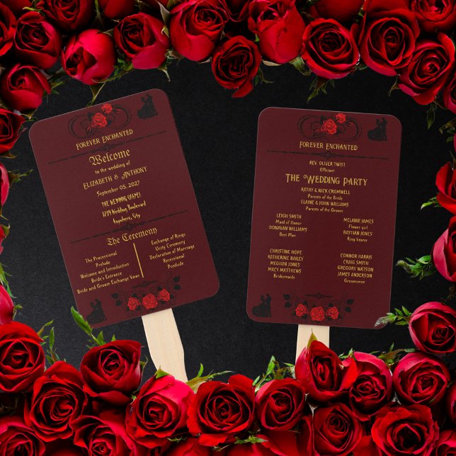 Abanico Boda personalizado elegante (Subido por el creador)