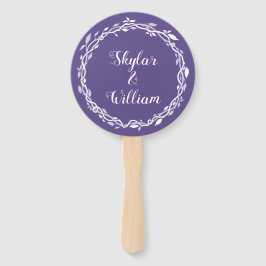 Abanico Boda ultra violeta simple primavera verano diversi