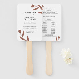 Abanico Boho Floral Boda