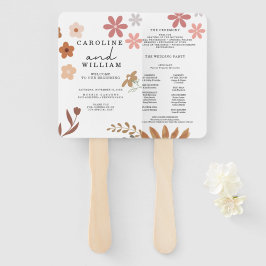 Abanico Boho Floral Boda