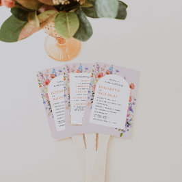 Abanico Boho Wildflower | Programa de Boda Floral