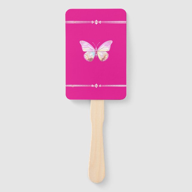 Abanico Bonito Holo Diamond Butterfly Set de Fans (Anverso)
