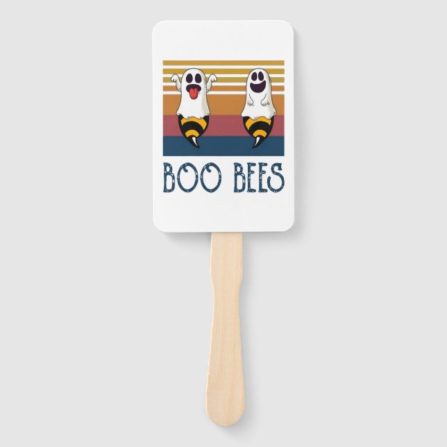 Abanico Boo Bees Pareja Ghost Halloween (Anverso)