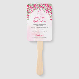 Abanico Bougainvillea Rosada Ducha de Boda Forestal Tropic