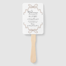 Abanico Bow Wild flom fan del programa de bodas