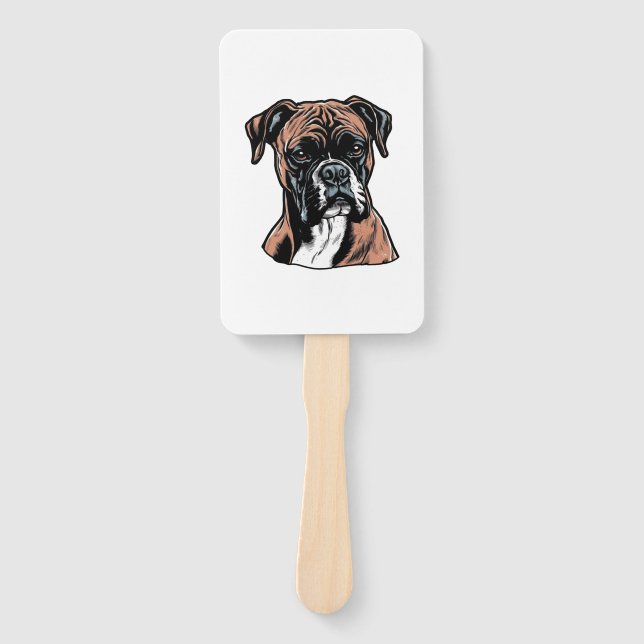 Abanico Boxer Buddy Protección Humorosa (Anverso)
