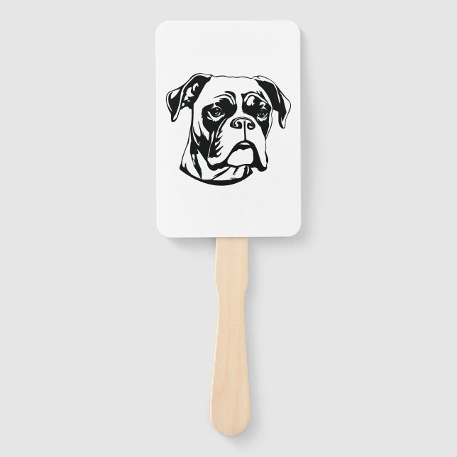 Abanico Boxer Dog (Anverso)