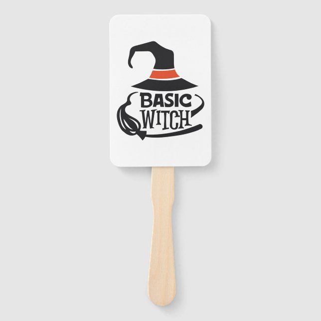 Abanico Bruja básica - Halloween (Anverso)