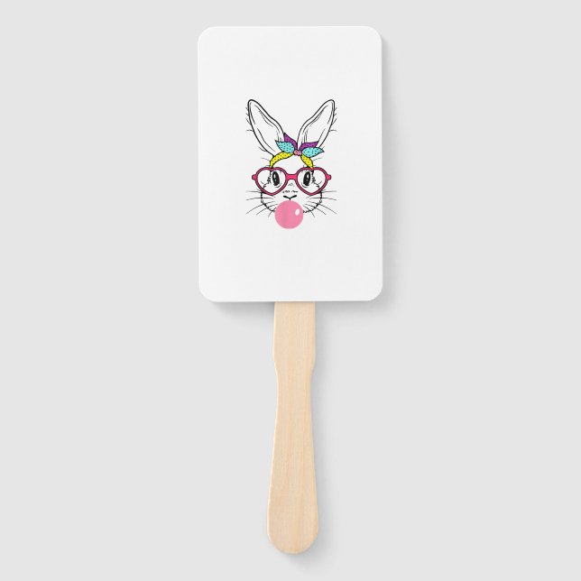 Abanico Bunny Face Bubblegum Soplando Gafas Diadema Happ (Anverso)