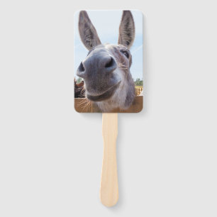 Abanico Burro sonriente con sonrisa tonta