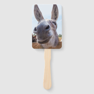 Abanico Burro sonriente con sonrisa tonta