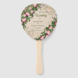 Abanico Bush Garden Green - rosas rosas blandas