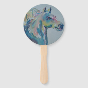Abanico Caballo de muchos colores