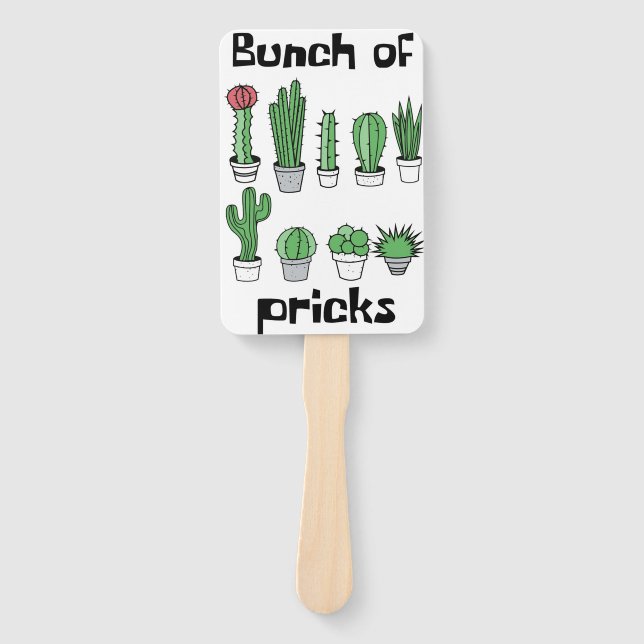 Abanico Cactus Bunch Of Pricks (Anverso)