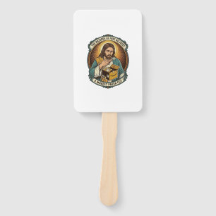 Abanico Caja de cartón de Jesús corte de papel dedo dolor