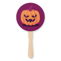 Calabaza adorable ventilador de mano de Halloween