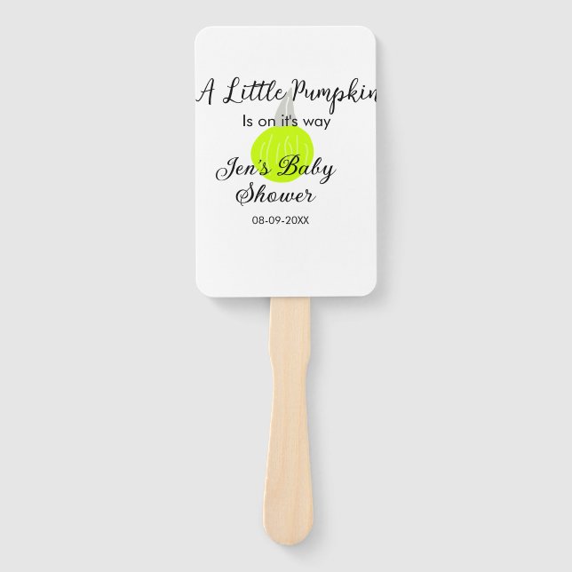 Abanico Calabaza de neón verde calabaza pequeña está en ca (Anverso)