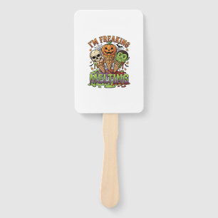 Abanico Calavera de bomba de helado de Halloween me estoy