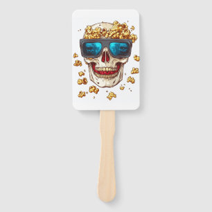 Abanico Calavera de palomitas de maíz aterradora � Esquele
