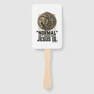 Abanico Camiseta Cristiana Cruz León Jesús Está Volviendo