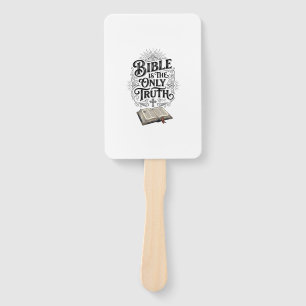 Abanico Camiseta Cristiana La Biblia Es La Única Verdad