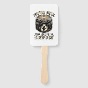 Abanico Camiseta cristiana vintage divertida Jesús Bigfoot