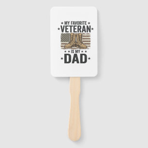 Abanico Camiseta de Botas de Combate Patrióticas para Papá