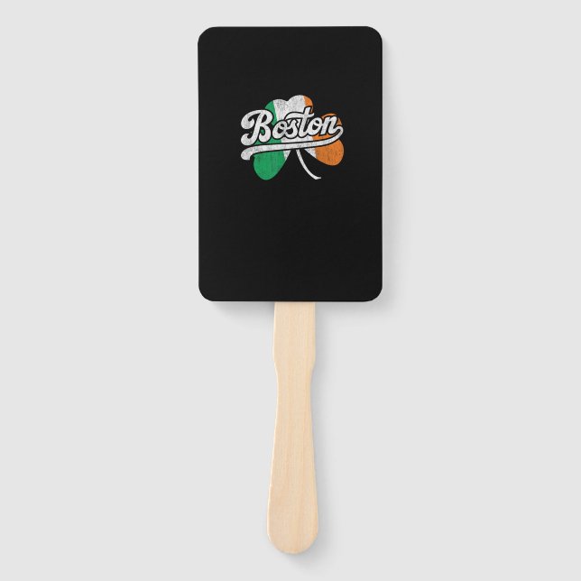 Abanico Camiseta de camiseta irlandesa de Boston (Anverso)