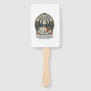 Abanico Camiseta gráfica de aseo masculino de Jesús Barber