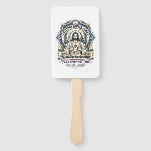 Abanico Camiseta vintage de escatología profética de Jesús