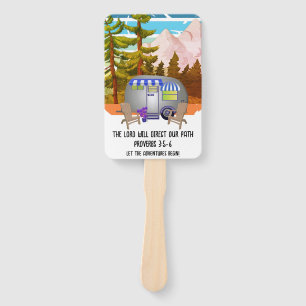 Abanico Camping de verano familiar camioneta cristiana