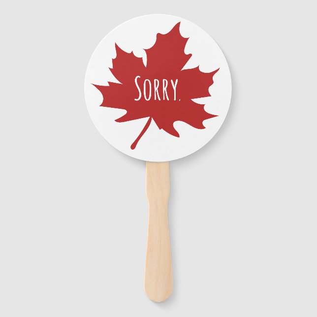 Abanico Canadiense gracioso (Anverso)