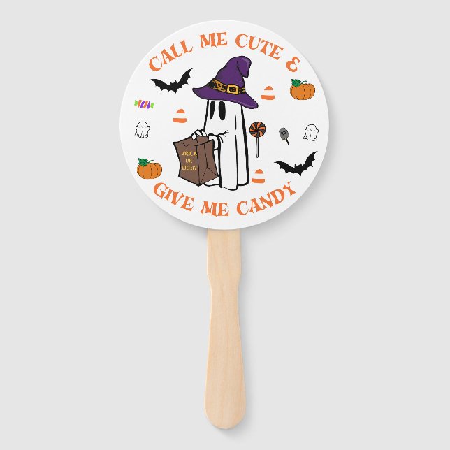 Abanico Candy Ghost Hand Fan (Anverso)