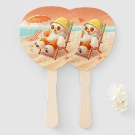 Abanico Canto sonriente - Modo playa activado