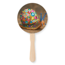 Caracol con joyas incrustadas