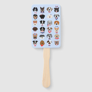 Abanico Caras De Perro Del 4 De Julio