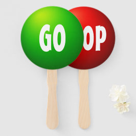 Abanico Cartel de Paleta de Juego de Parar