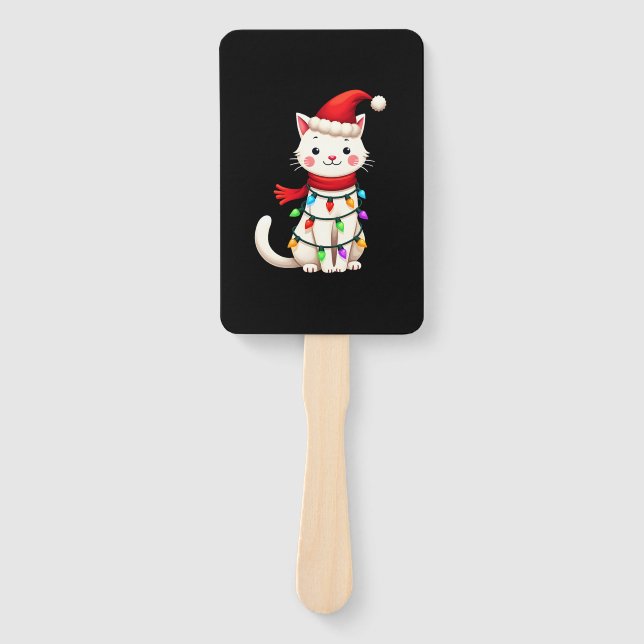 Abanico Cat Christmas Tree Christmas (2) (Anverso)