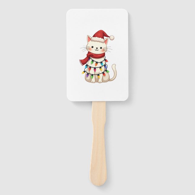 Abanico Cat Christmas Tree Christmas (3) (Anverso)
