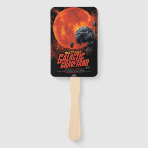 Abanico Cementerio Espacial Calavera Halloween Galaxia de
