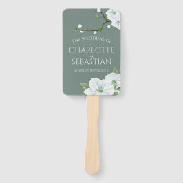 Abanico Ceremonia Boda Apple Blossom