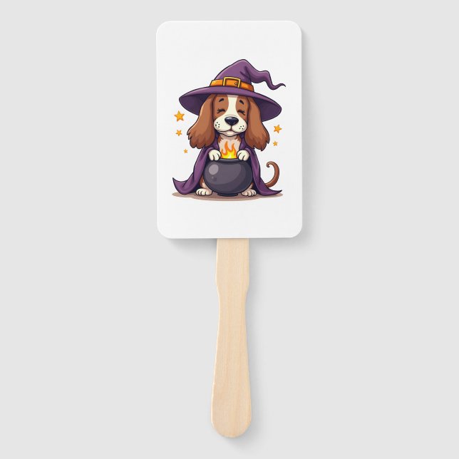 Abanico Cerveza Witch Basset (Anverso)