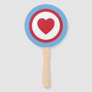 Abanico Chicago Love Hinchas manuales Azul