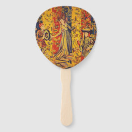 Abanico Chinoiserie italiana de estilo mediterráneo de col