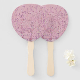 Abanico Chinoiserie rosa