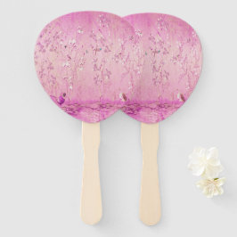 Abanico Chinoiserie rosa