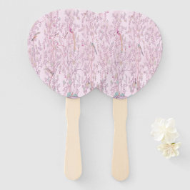 Abanico Chinoiserie rosa